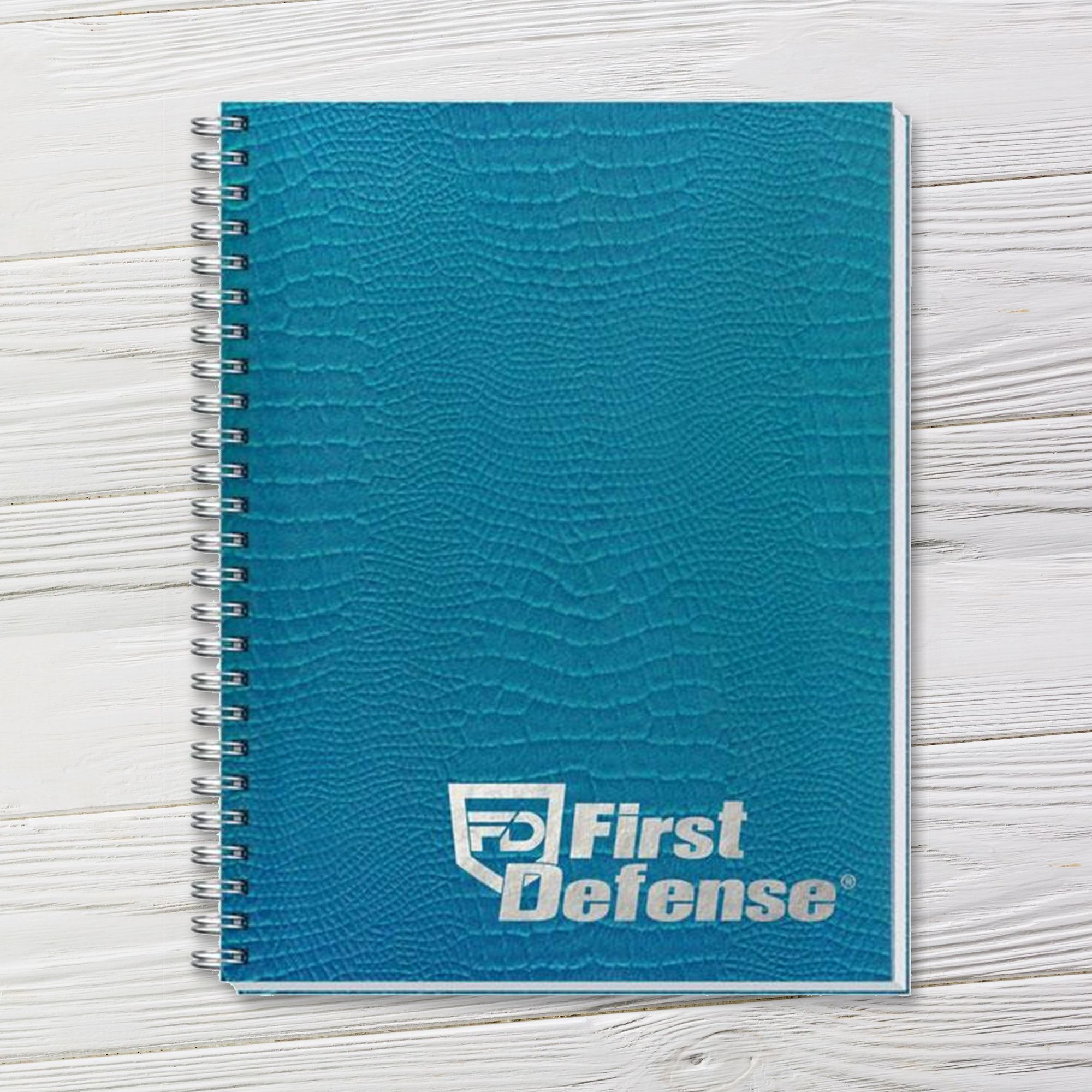 Journal ‚ 6.5 x 8.5, Alligator Embossed, Optional Pen | Captain Notepad