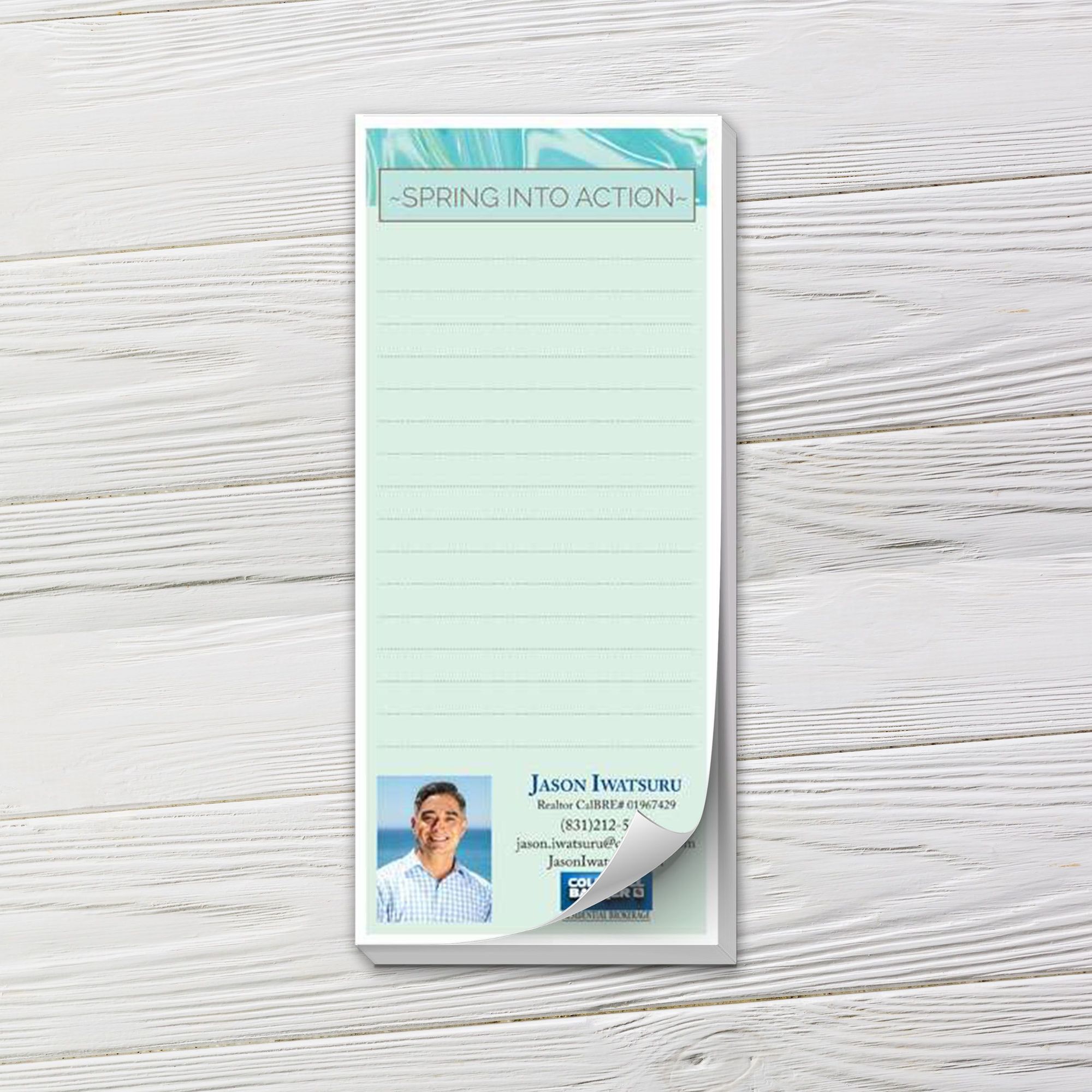Full Color Promotional Notepads | Spring Into Action 2 | Captain Notepad