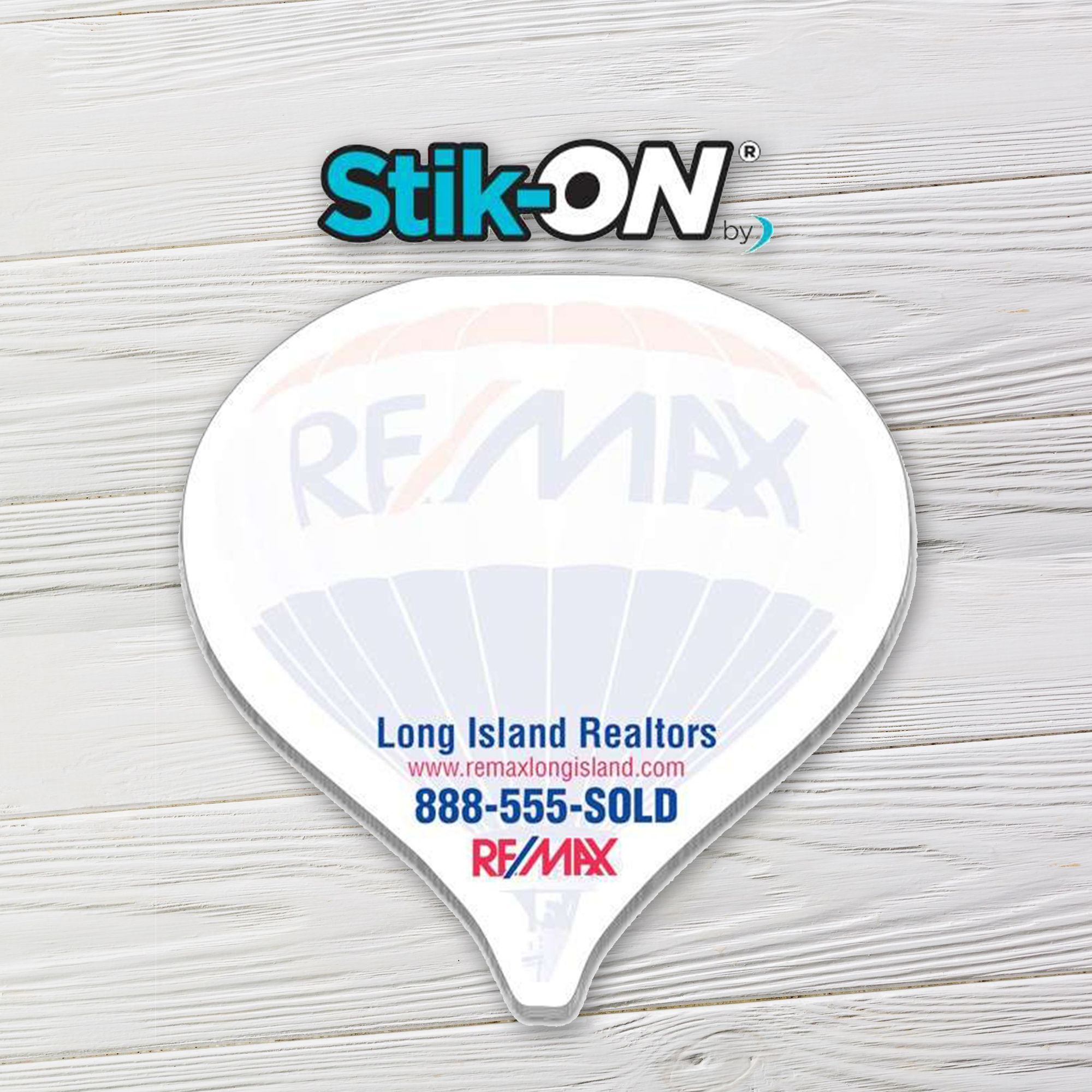 Stik-ON(R) Shape Adhesive Notes - Hot Air Balloon (Adhesive Die Cut ...