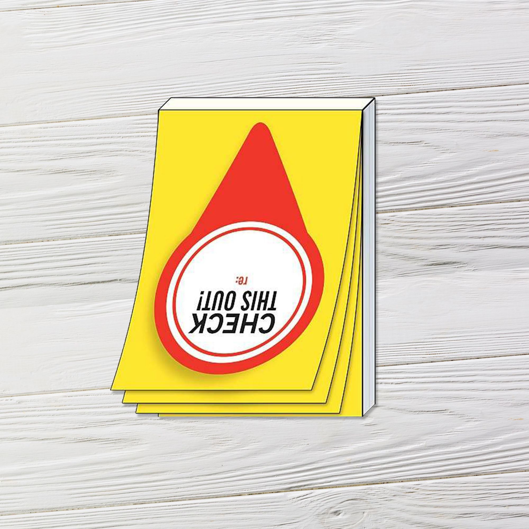 2 x 3 Adhesive Pad | Captain Notepad
