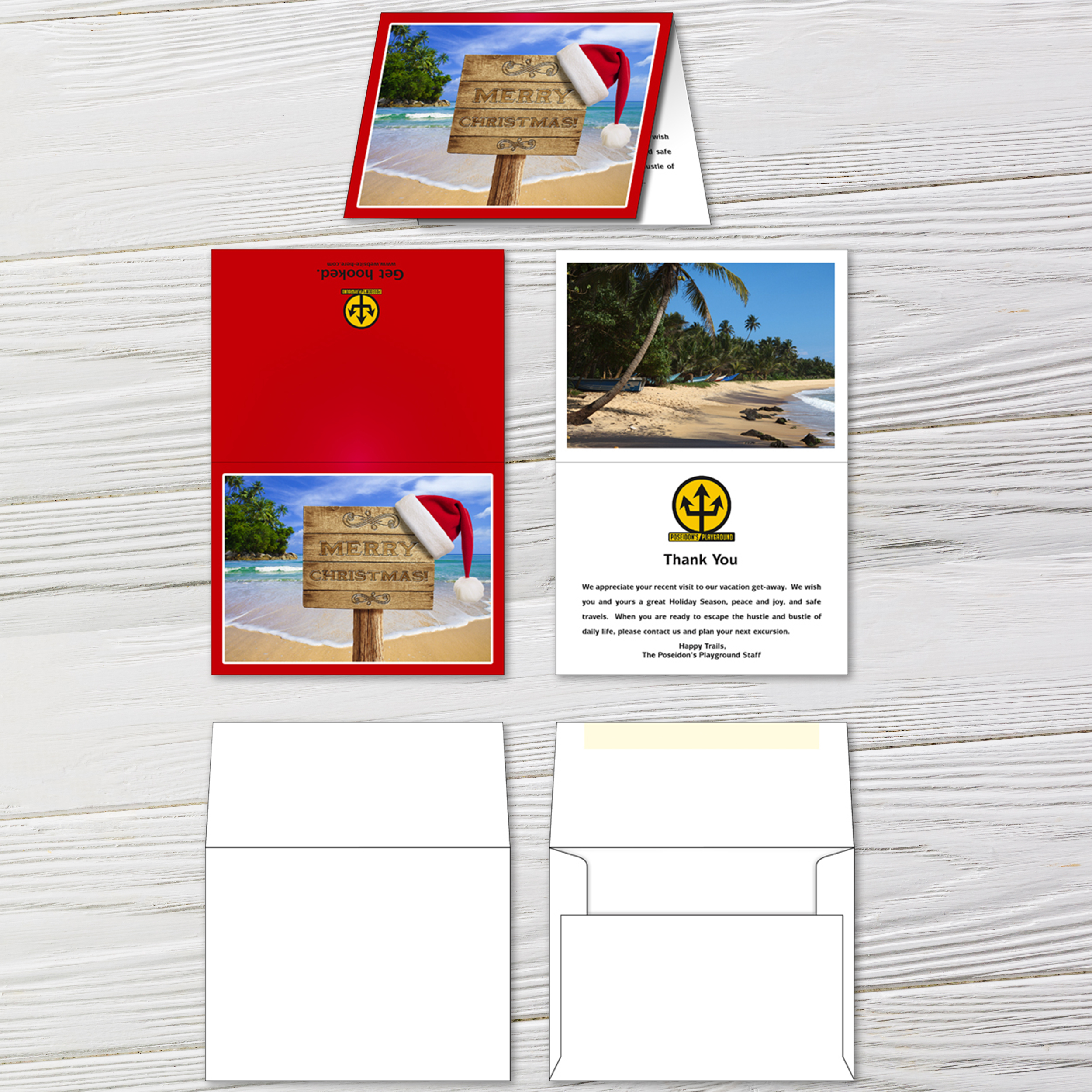 Custom Note Cards ‚ 4 x 5 Folded with Envelopes | Full Color | Captain ...