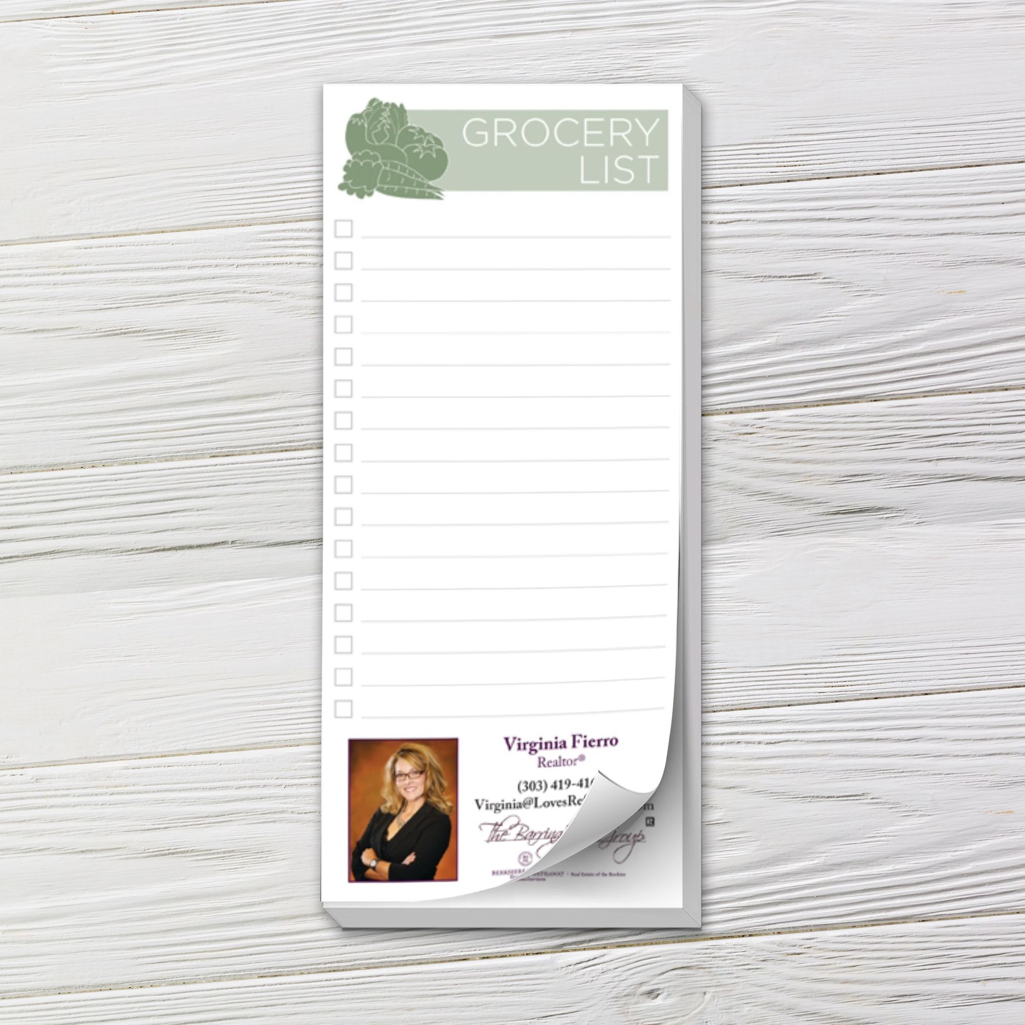 Full Color Notepads ‚ Grocery List Version 3 | Captain Notepad