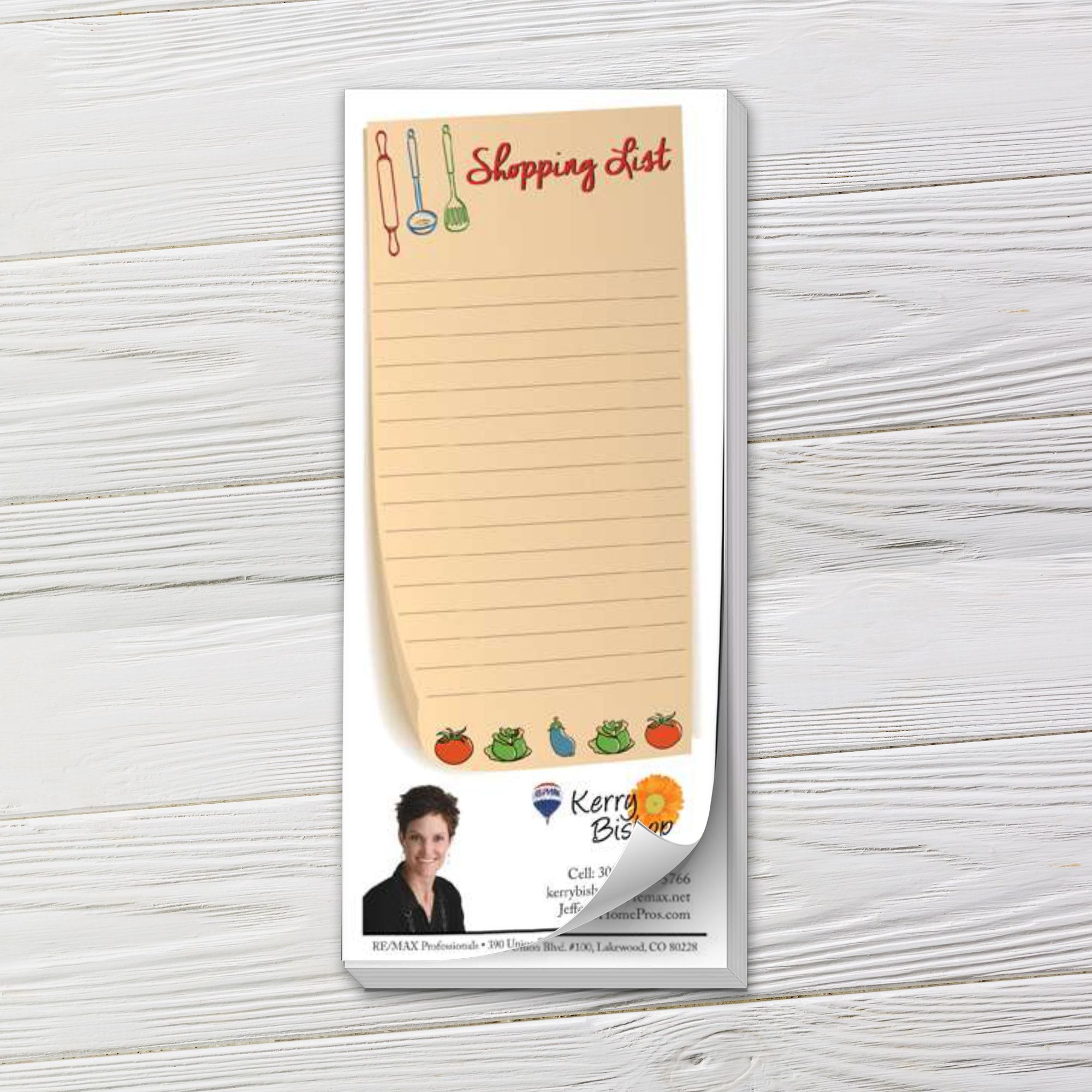 Company Logo Notepads | Shopping List Notepads | Captain Notepad