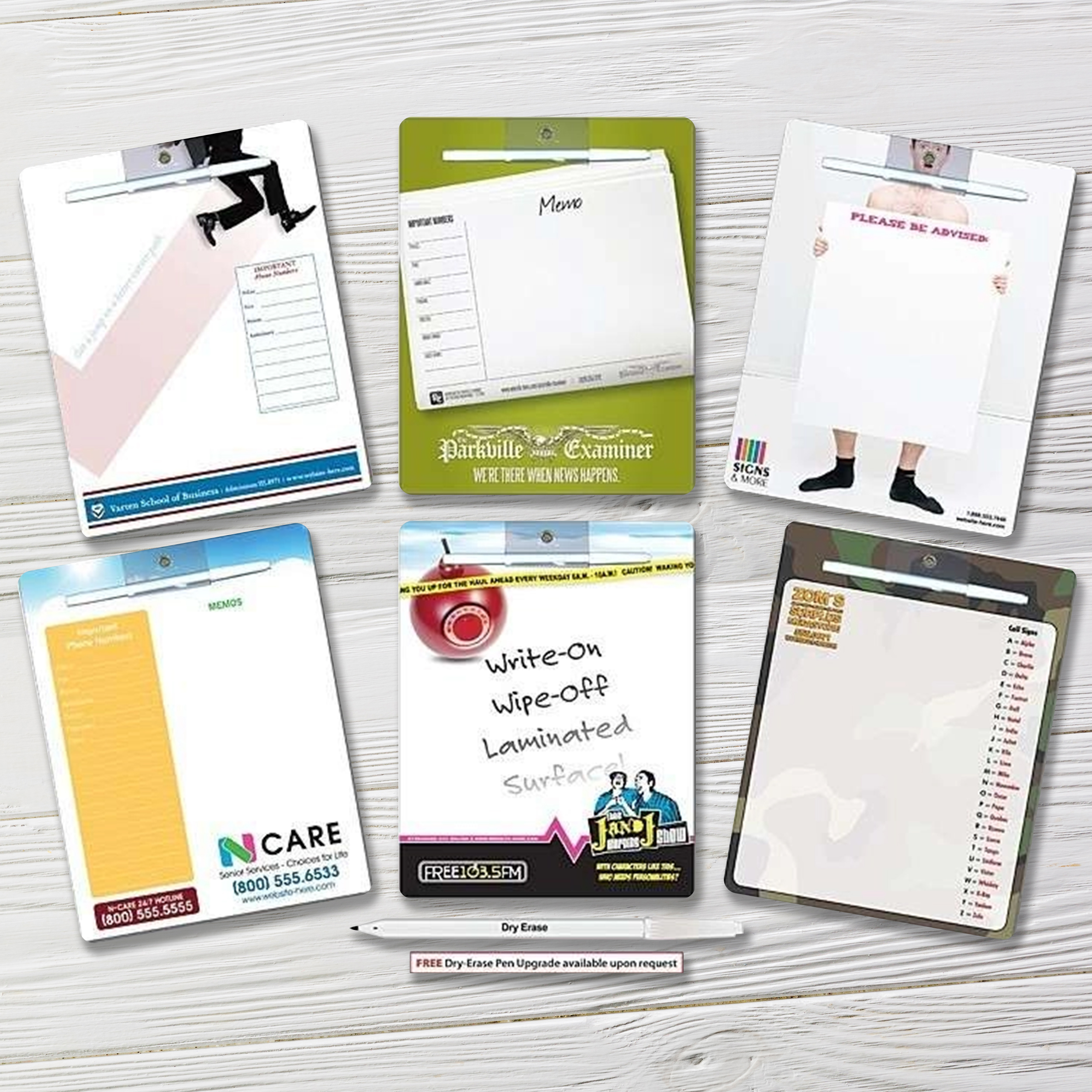 memoページ Memo Board ‚ 8.5 x 11 Laminated | Captain Notepad
