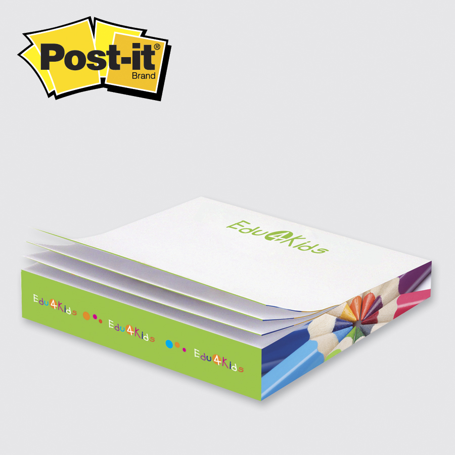 Post-it Custom Printed Notes Slim-Cube 3-3/8